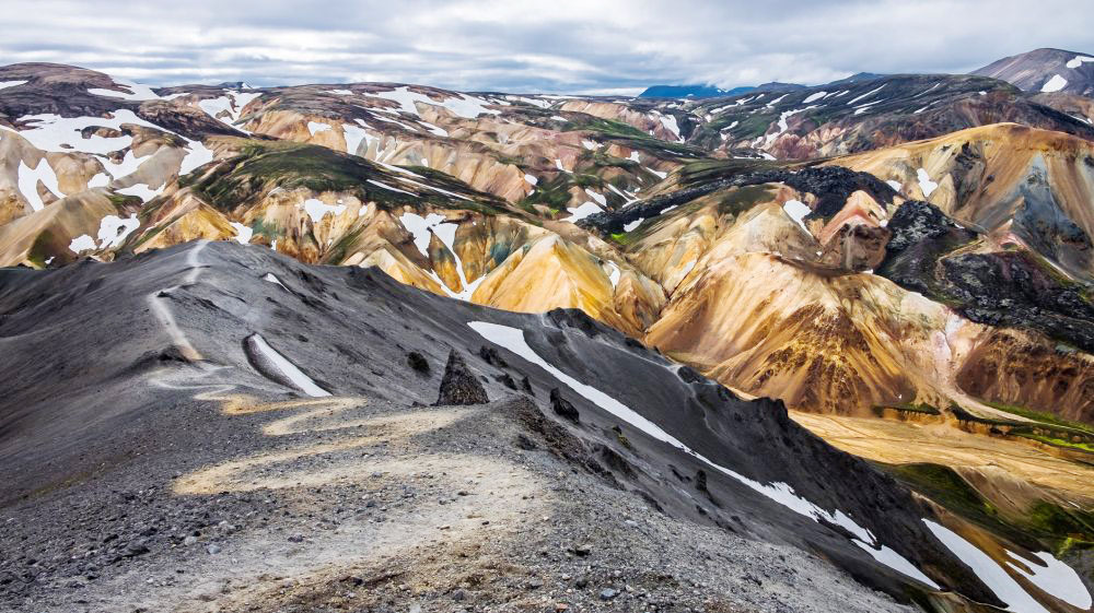 Цветные горы и термальные источники Landmannalaugar