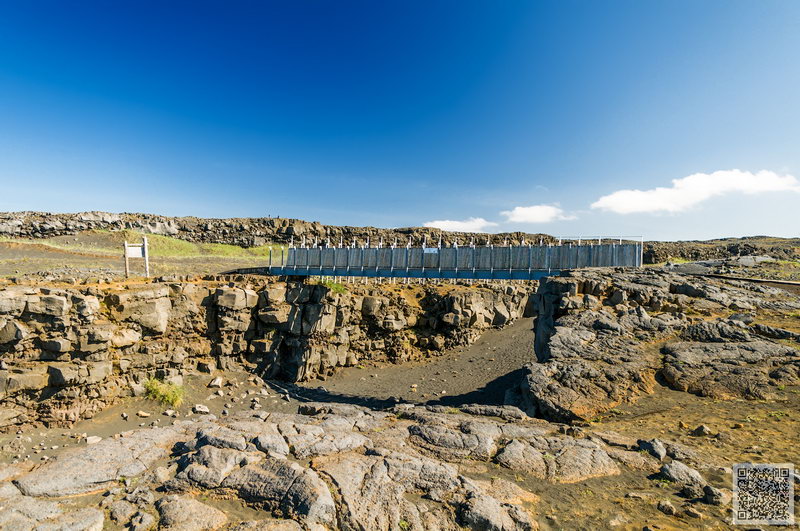 мост Континентов в Исландии
