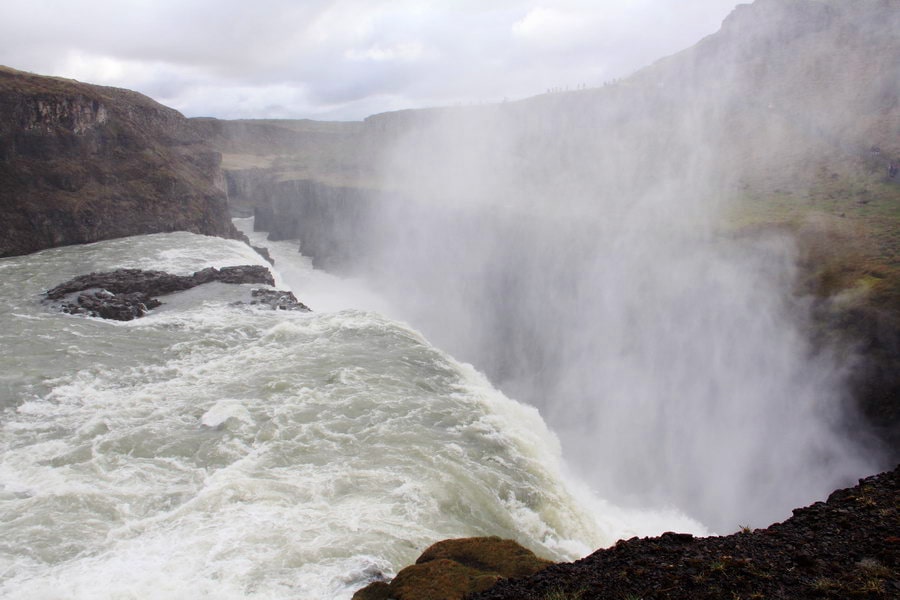 Золотой водопад Gullfoss в Исландии, что посмотреть