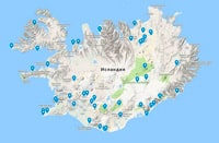Карта достопримечательностей Исландии с описанием