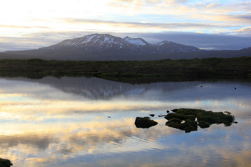 озеро Тингвелир в Исландии