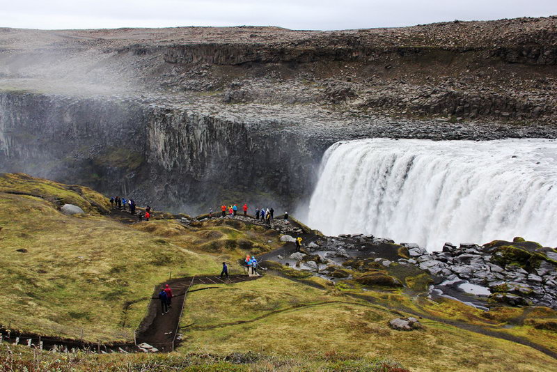 водопад Деттифосс, северная Исландия