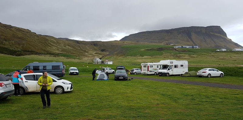 Car camping in Iceland close to attractions