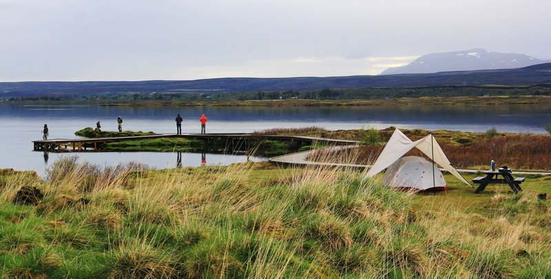 Кемпинг в Исландии, с палаткой